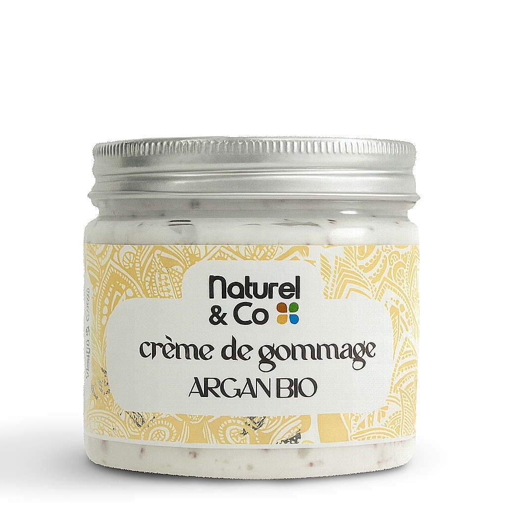 Crème de gommage argan bio 200ml