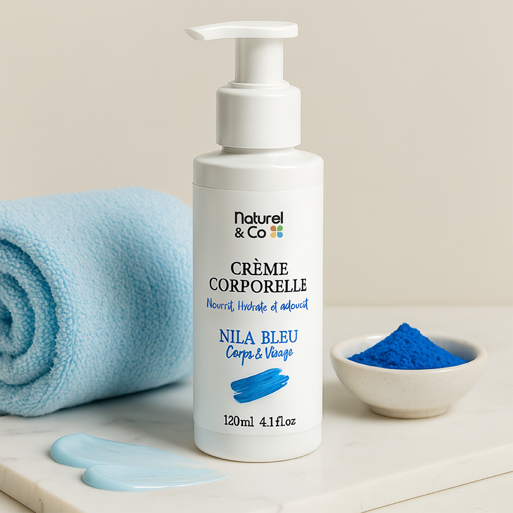 Crème corporelle nila bleu 120ml – Image 2